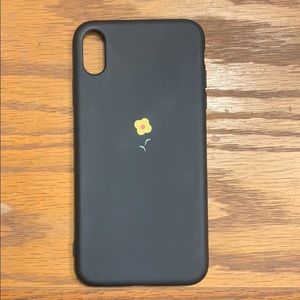 iPhone Max Xs black phone case